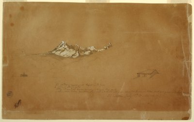 Disegno, Altare del Monte, Ecuador da Frederic Edwin Church